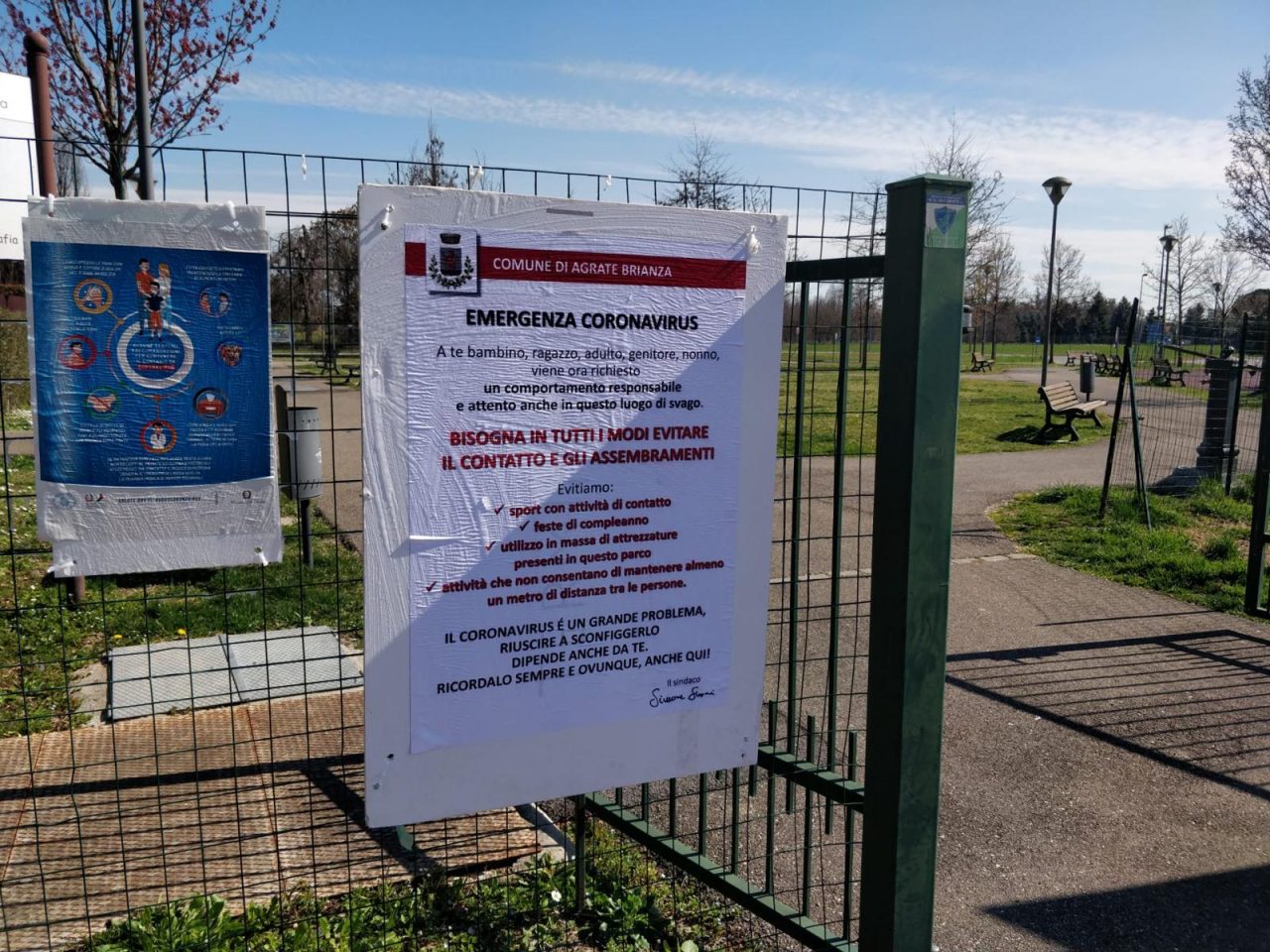 Parchi aperti ma controllati dalla Protezione civile