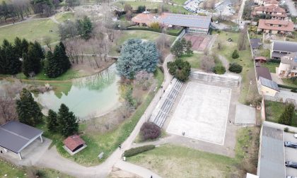 Il Parco Aldo Moro di Agrate quasi deserto FOTO