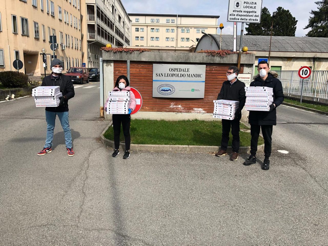 Ex operaio K-flex dona 100 pizze all’ospedale