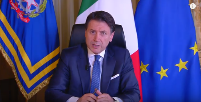 Coronavirus, Conte “Chiuse tutte le attività commerciali tranne alimentari e farmacie” VIDEO