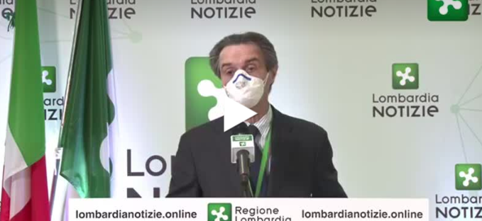 Il governatore Fontana: “Numeri aumentati, sono preoccupato” VIDEO
