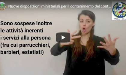 Coronavirus, tutte le disposizioni ministeriali nella Lingua dei Segni VIDEO