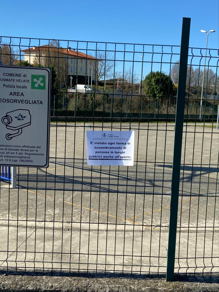 A Usmate i parchi restano chiusi fino al 25 maggio