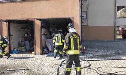 Incendio in un box a Lentate, 18enne in ospedale