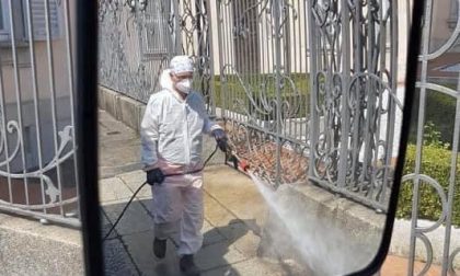 Sanificazione strade, disinfezione di marciapiedi e piste ciclabili VIDEO