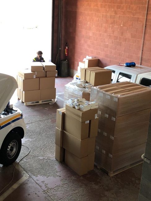 Giussano distribuzione  mascherine 