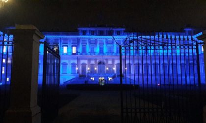 Villa Reale blu, domani torna Tricolore per Coronavirus