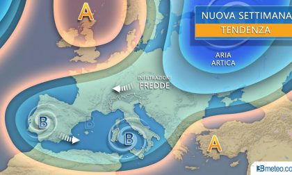 Meteo in Brianza, arriva il vortice mediterraneo