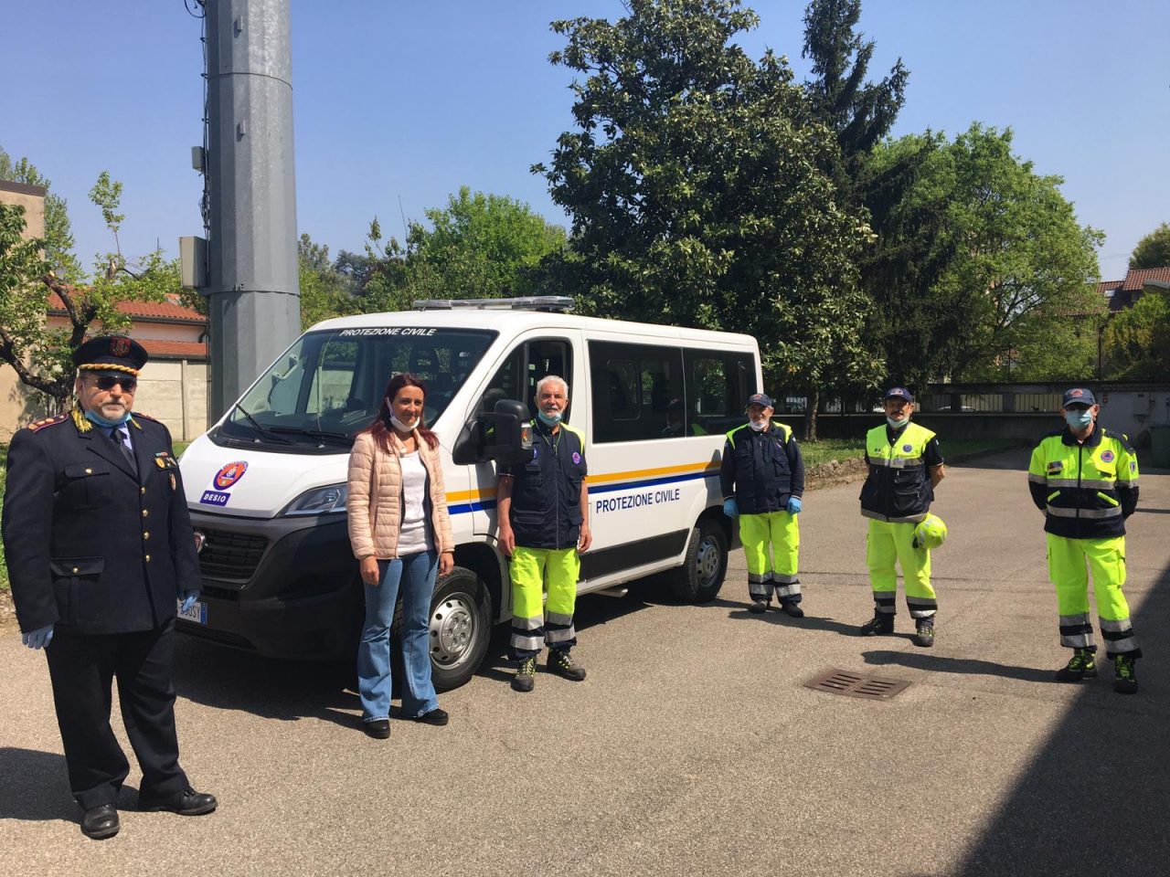 I volontari della Protezione Civile di Desio hanno un nuovo mezzo