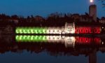 Anche la Centrale Taccani si illumina con il tricolore