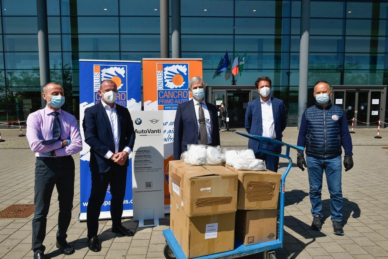 Oltre tremila mascherine donate ai medici dell’Ospedale di Vimercate