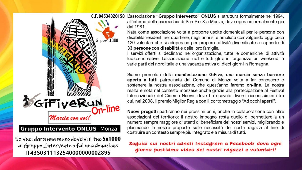 Gi Five Run torna ma in versione digitale