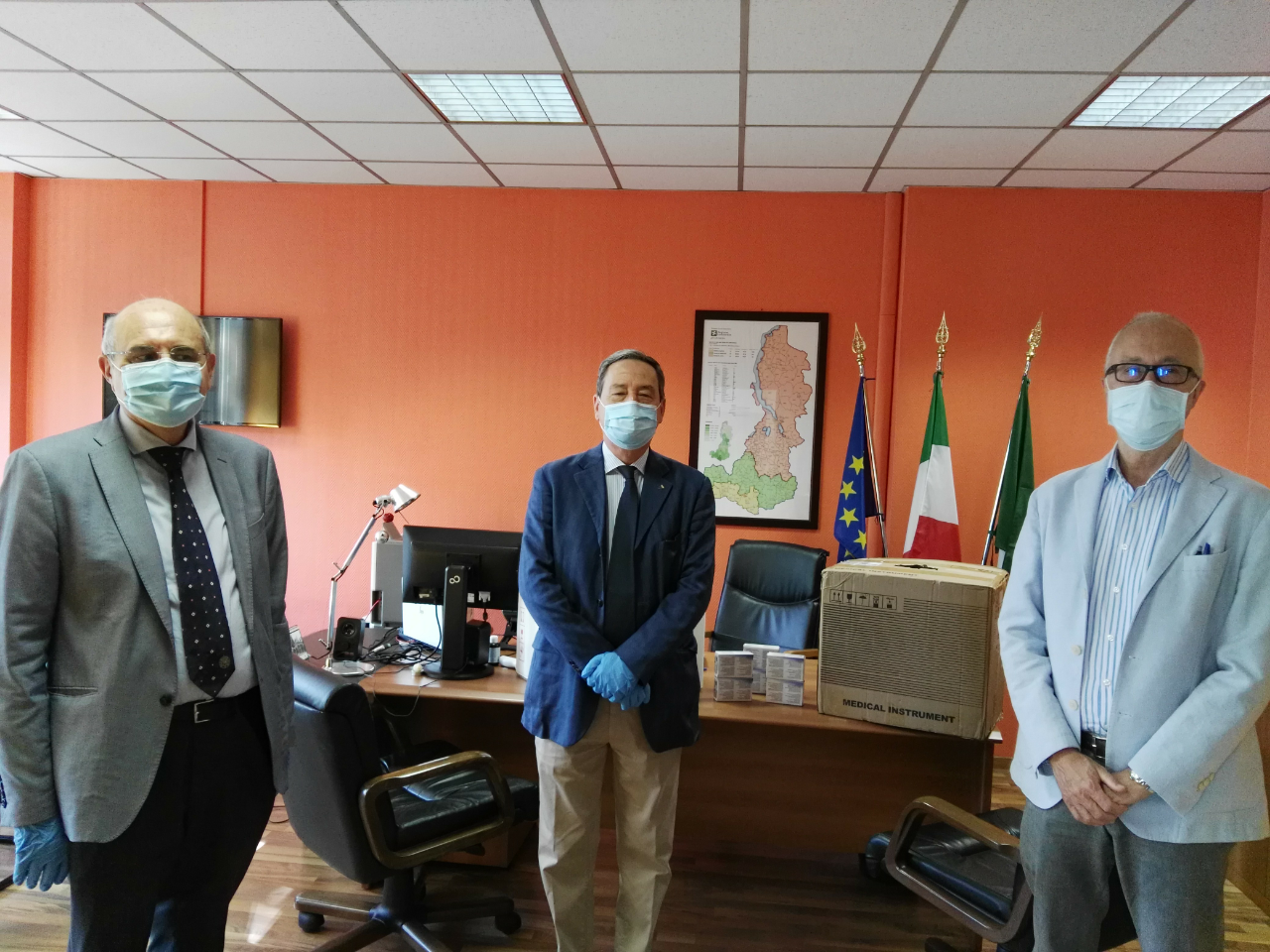 Donati ad Ats Brianza duecento pulsossimetri