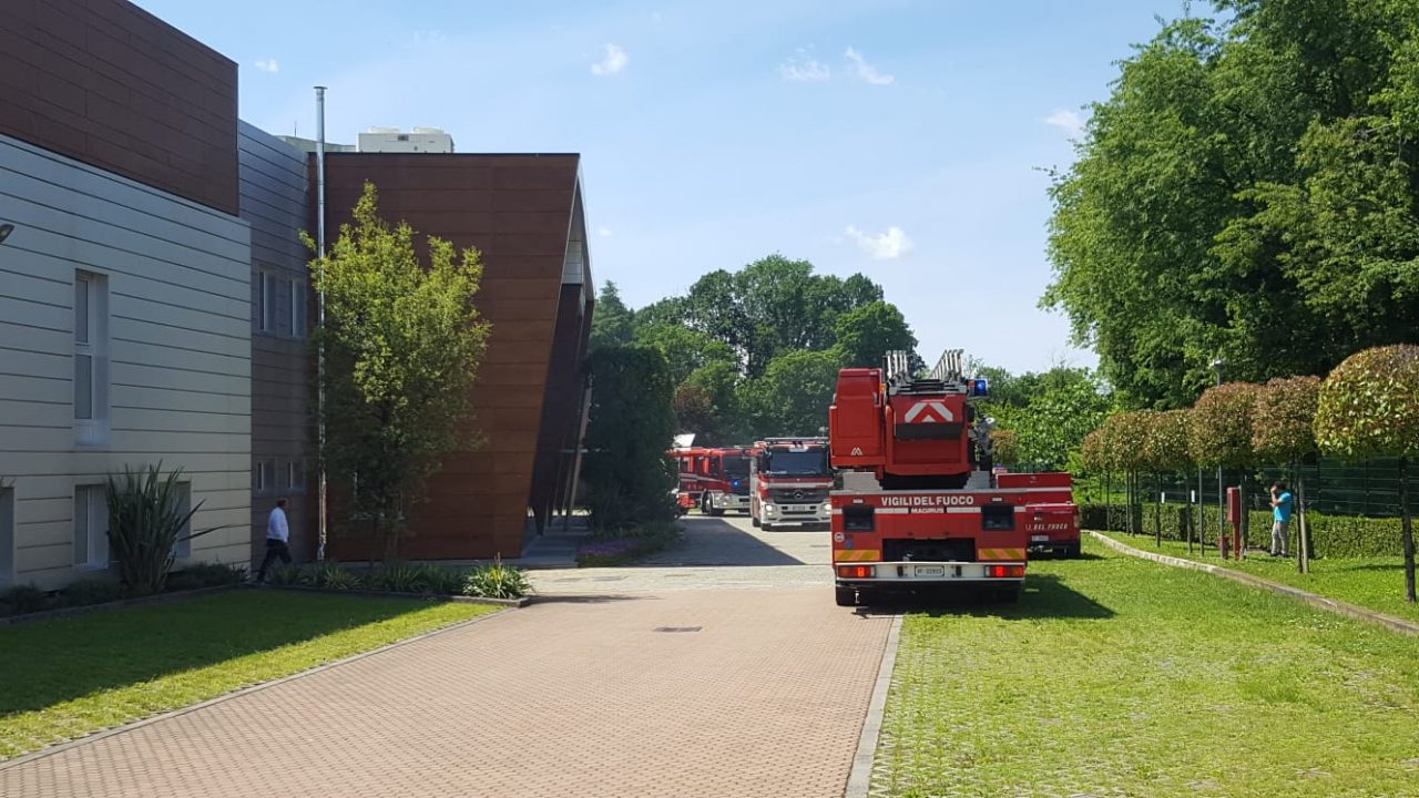 Lesmo incendio