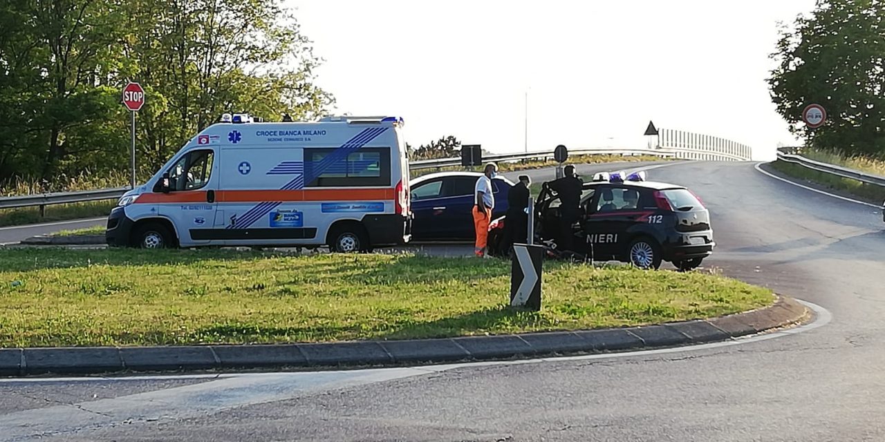 Ciclista travolto a Velasca: attimi di paura, ma è illeso