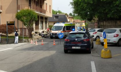 Scontro auto scooter a Besana: due donne in ospedale