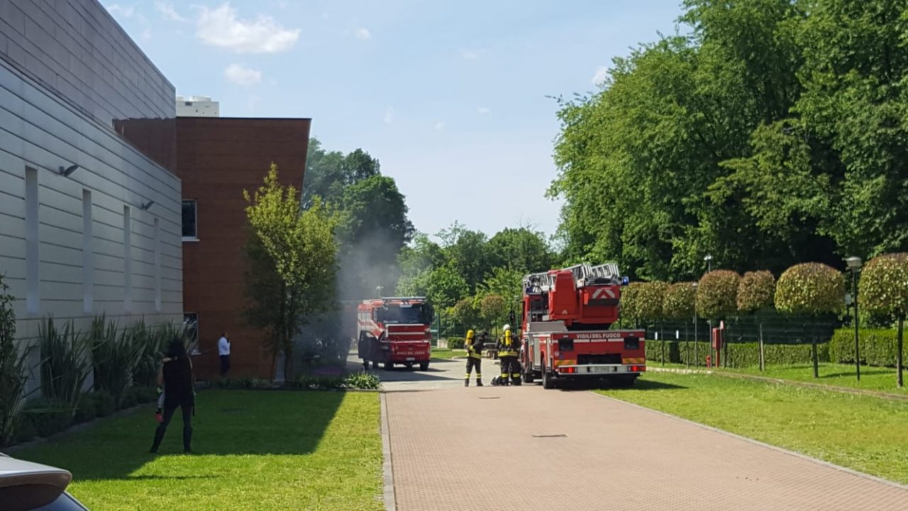 Allarme incendio a Lesmo FOTO