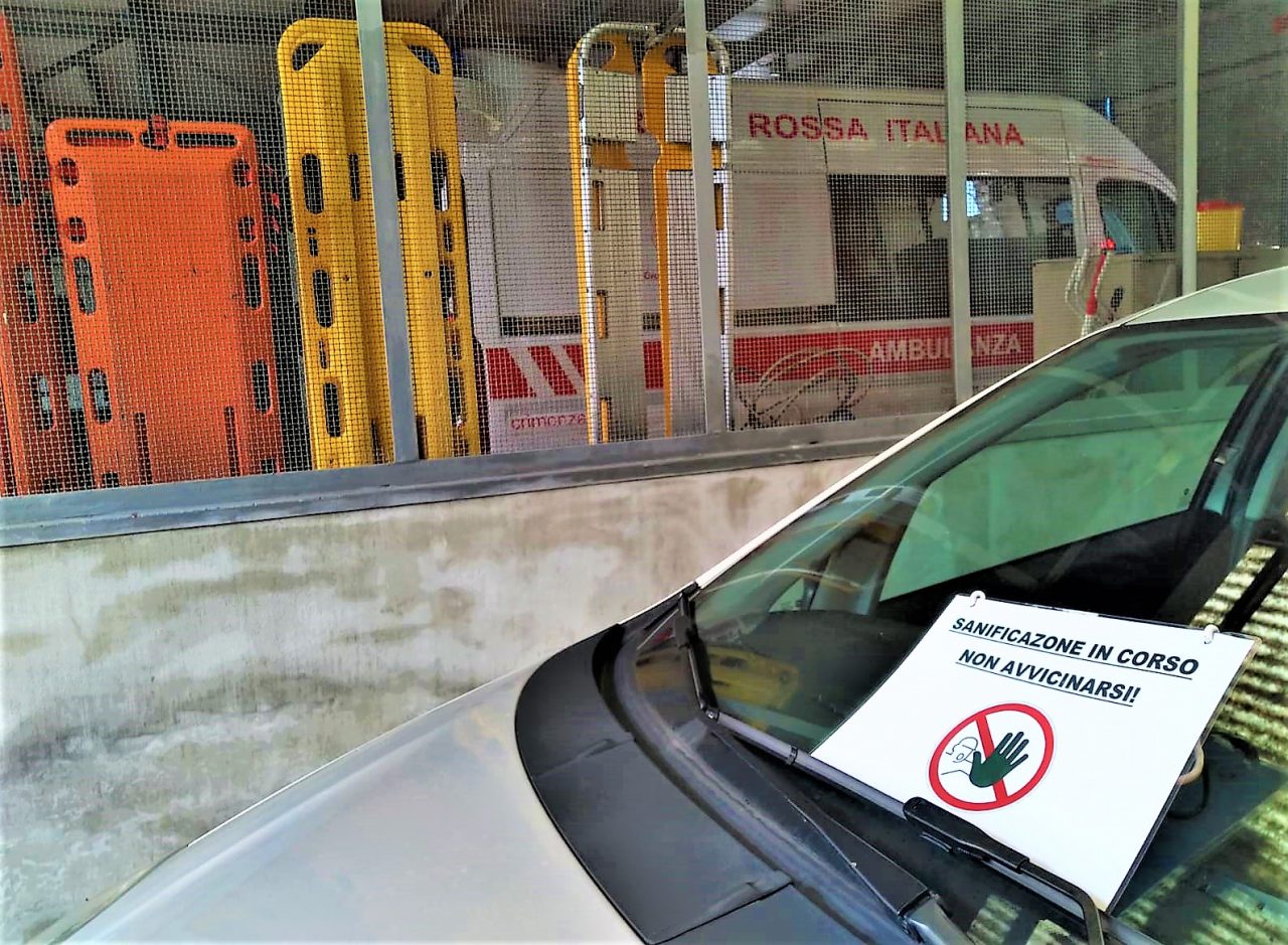 La Croce rossa sanifica le auto: i fondi serviranno per acquistare nuovi DPI