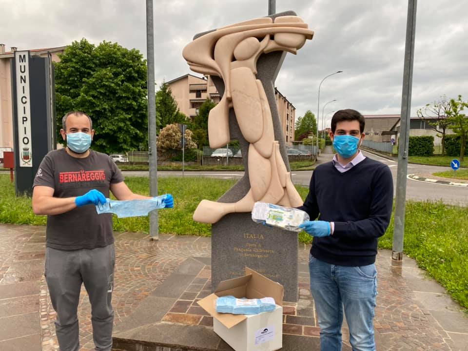 La Pallacanestro Bernareggio dona 10mila mascherine