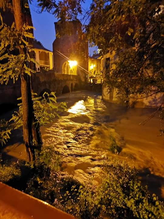 Il Molgora rischia di esondare al ponte di San Rocco