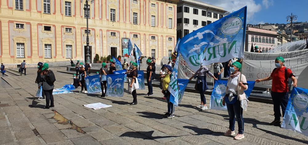 Gli infermieri brianzoli e lombardi scendono in piazza
