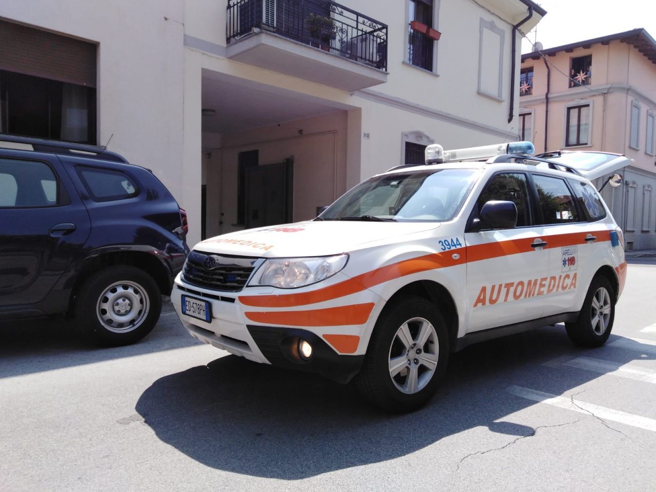 Anziano soccorso in codice rosso a Seregno