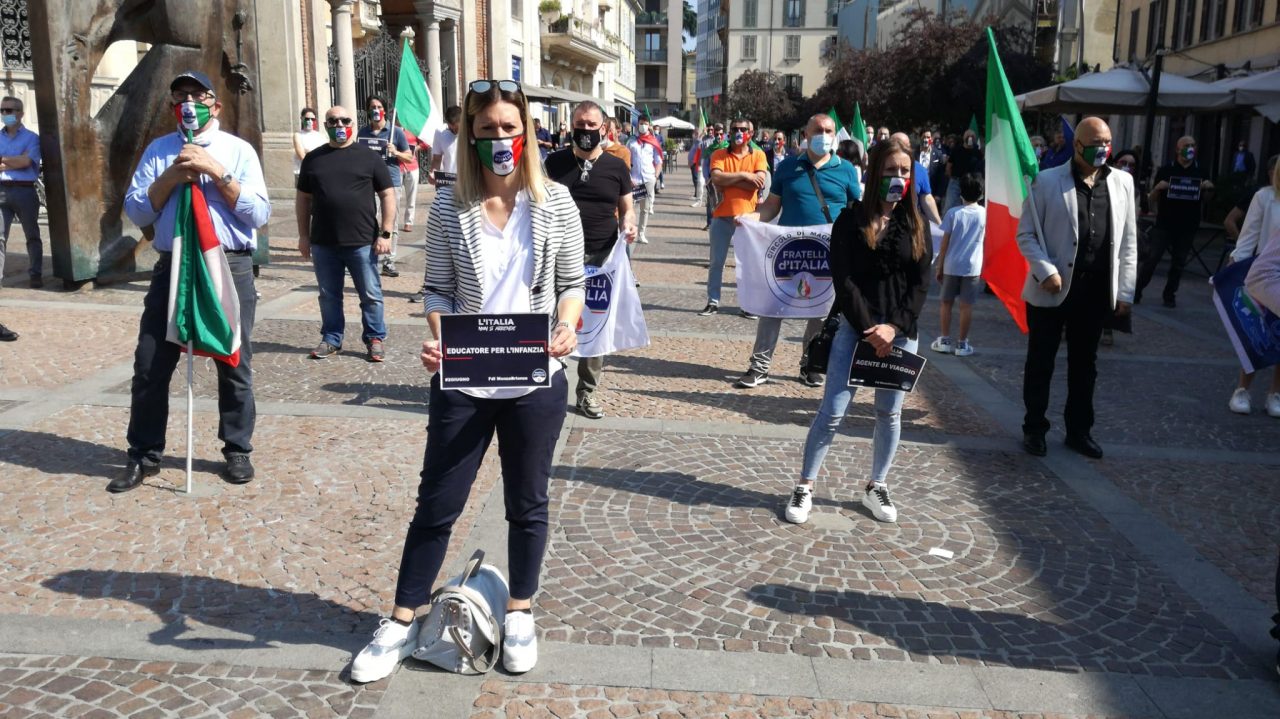Foto e video della manifestazione di Fratelli d’Italia a Monza per il 2 giugno
