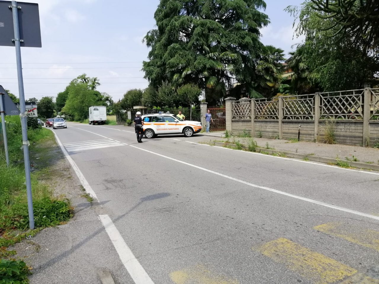 Concorezzo: cade all’interno dell’azienda, 81enne in gravissime condizioni