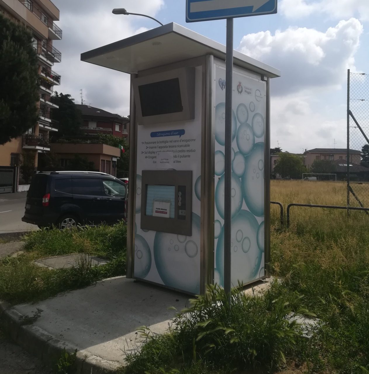 Muggiò: in via De Nicola in funzione la casa dell’acqua