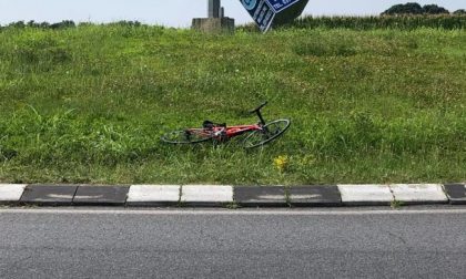 Incidente sulla provinciale a Trezzo: ferito un ciclista