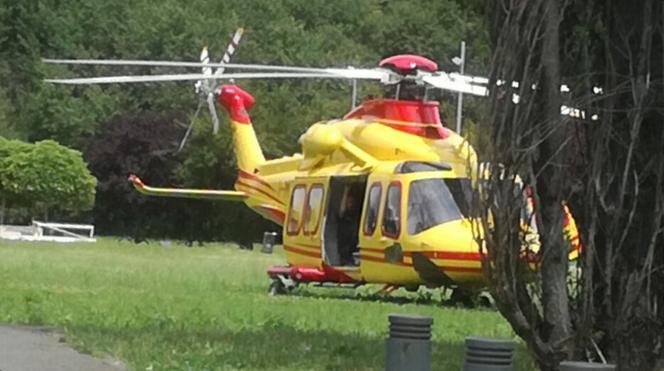 Incidente auto moto a Seregno: elisoccorso sul posto per un 41enne