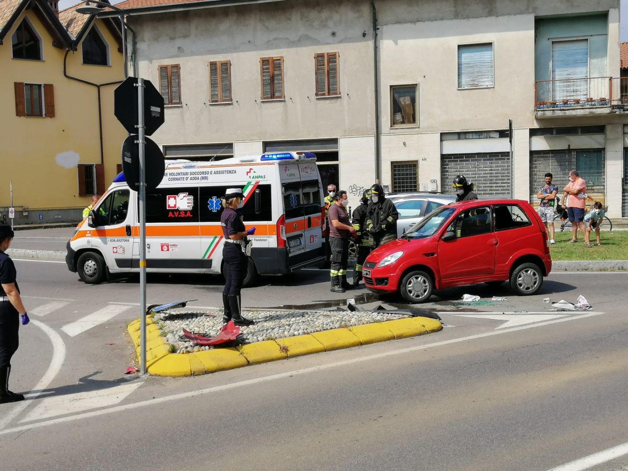 Incidente a Cornate: arriva l’elisoccorso per un 78enne