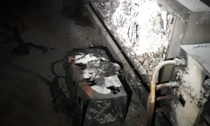 Incendio ad un macchinario in una ditta di Vimercate