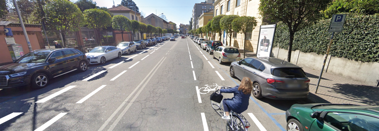 Arrivano le corsie ciclabili disegnate sulla strada