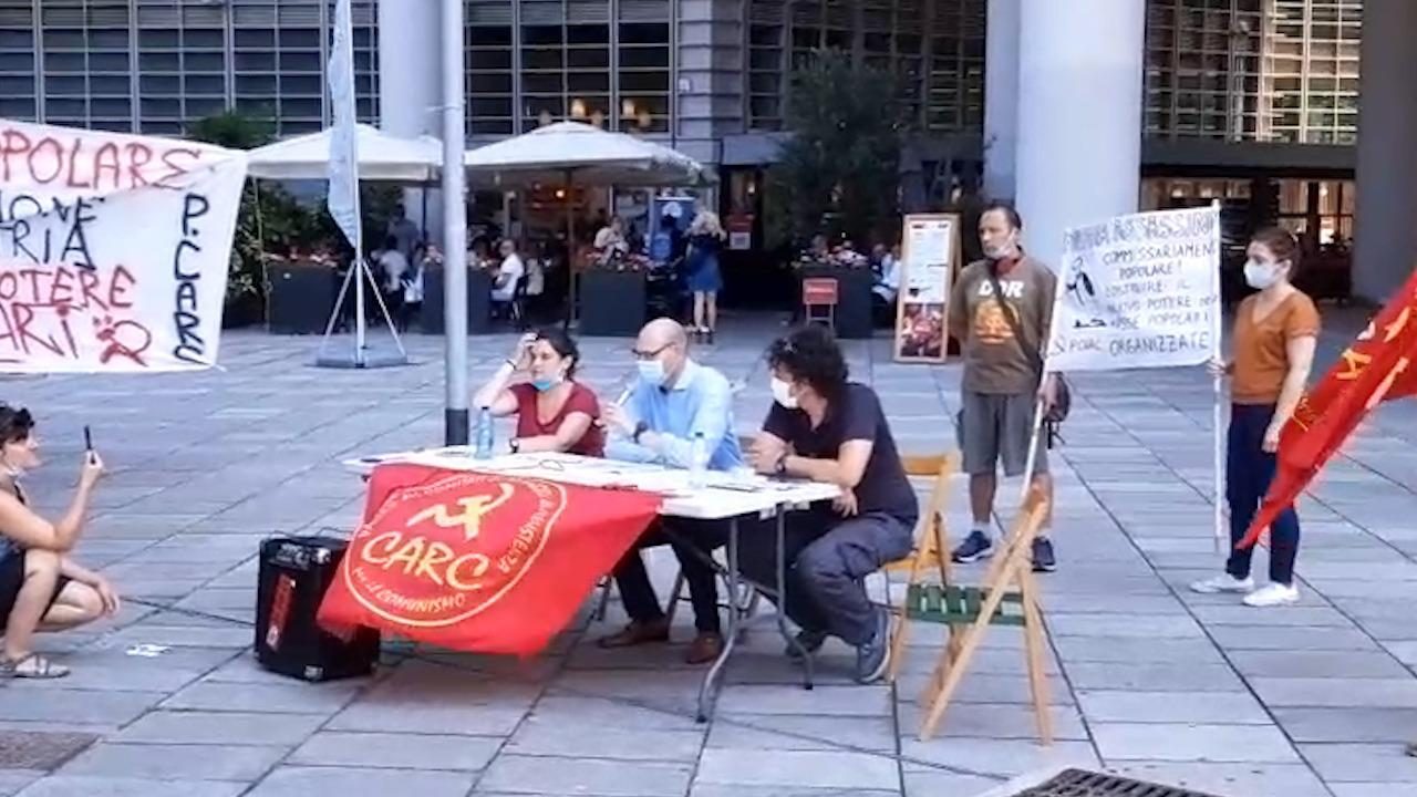 “Il consigliere regionale dei 5 Stelle a fianco di chi ha rivendicato il murales Fontana assassino”