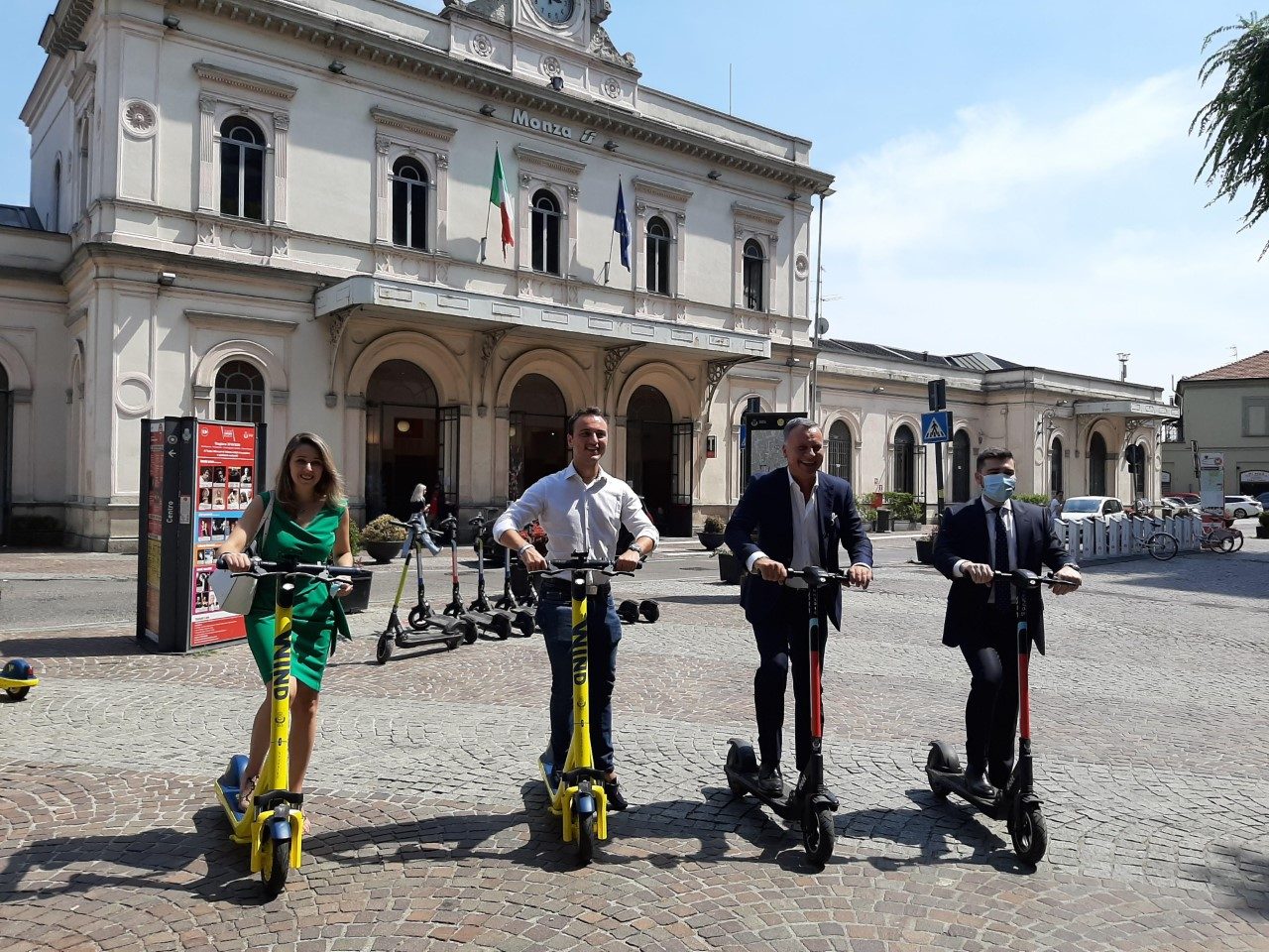 Monza: al via il servizio di monopattini elettrici in condivisione