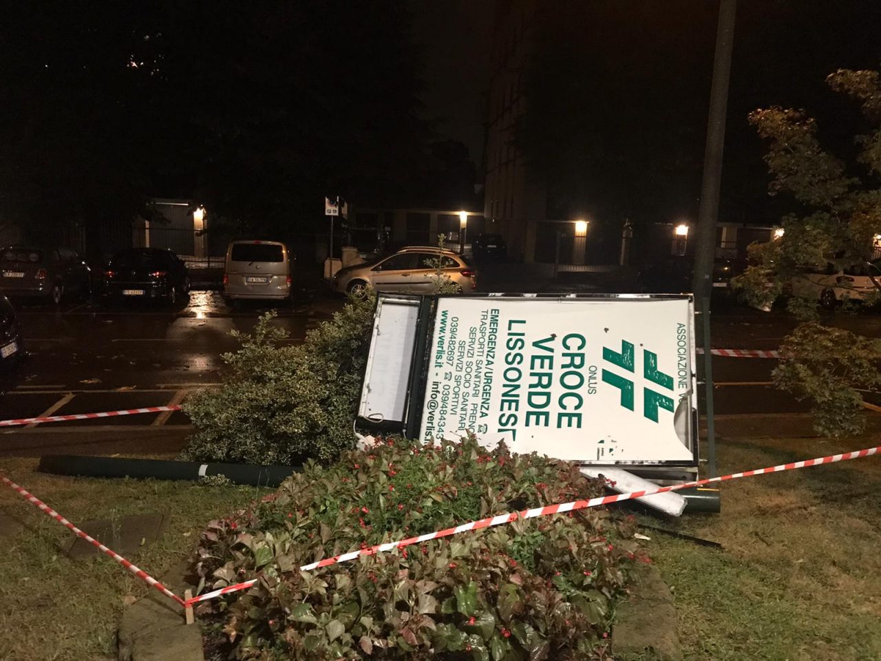Il maltempo colpisce anche i volontari della Croce Verde