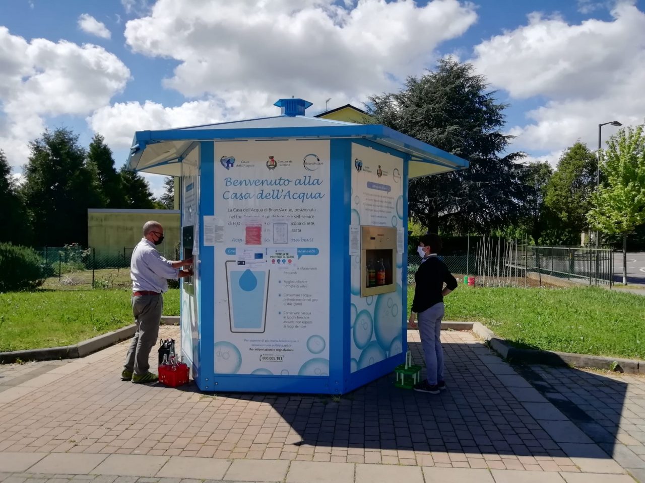 Carate, in arrivo la nuova casetta dell’acqua in viale Brianza