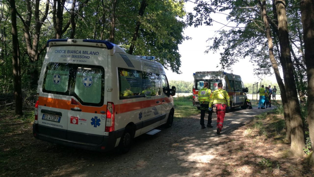 Carabinieri e ambulanze all’Oasi Lipu, atterra anche l’elisoccorso  FOTO