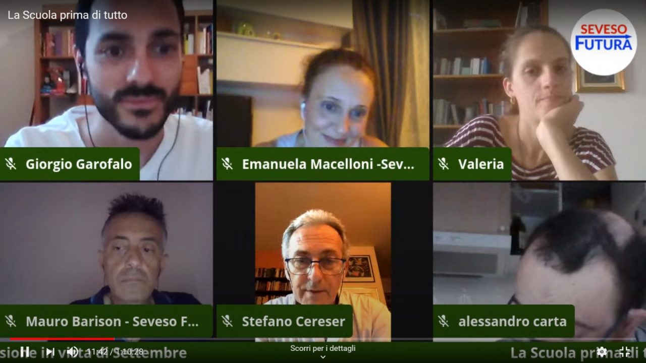 “La scuola al primo posto”, le proposte di Seveso Futura per la ripartenza