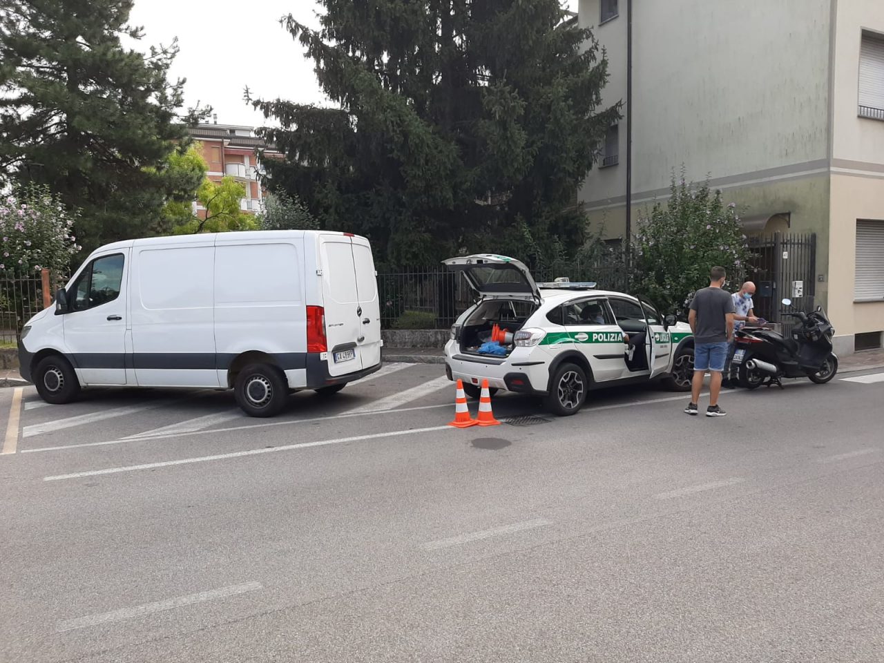 Incidente a Seregno in via Lazzaretto