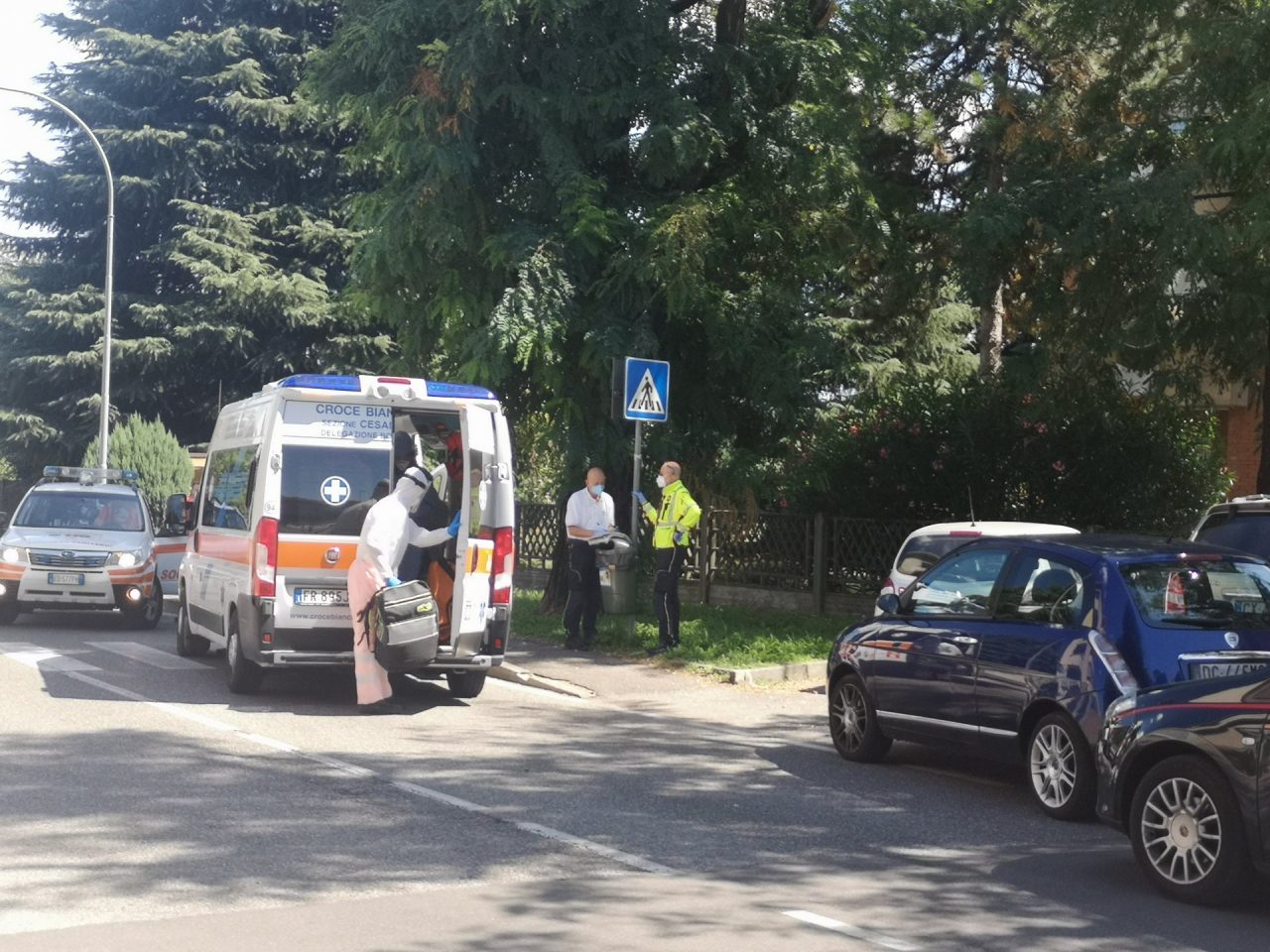 Malore al volante, paura per un 43enne