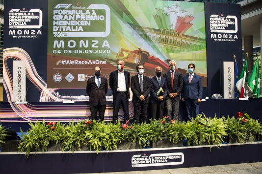 Gran Premio d’Italia 2020: oggi la presentazione. Il 6 settembre in tribuna 250 tra medici e personale sanitario e Protezione Civile
