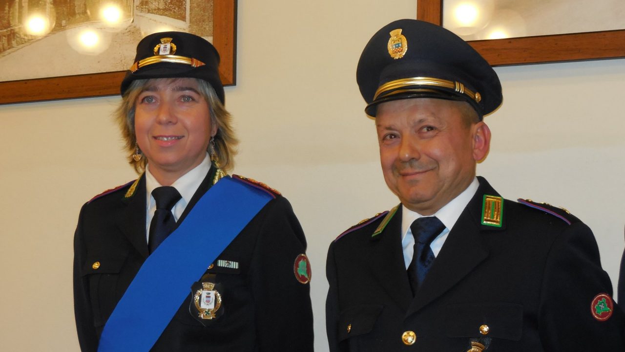 La comandante Cremascoli saluta il Comando di Usmate