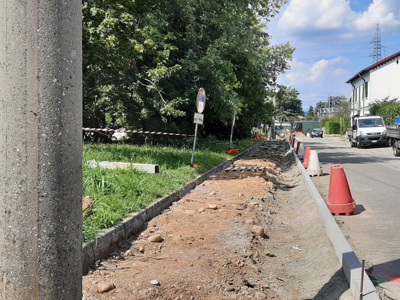 Un nuovo percorso pedonale per raggiungere la scuola