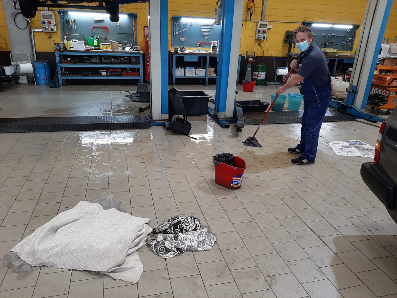 Maltempo a Lentate, danni in ditta FOTO