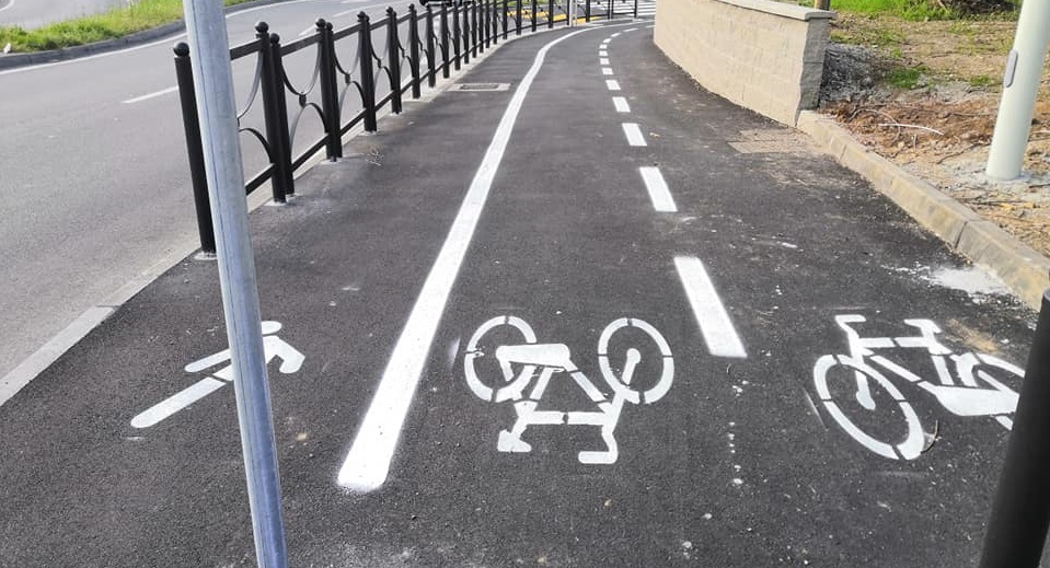 Nuova pista ciclabile: il cantiere inizia a prendere forma