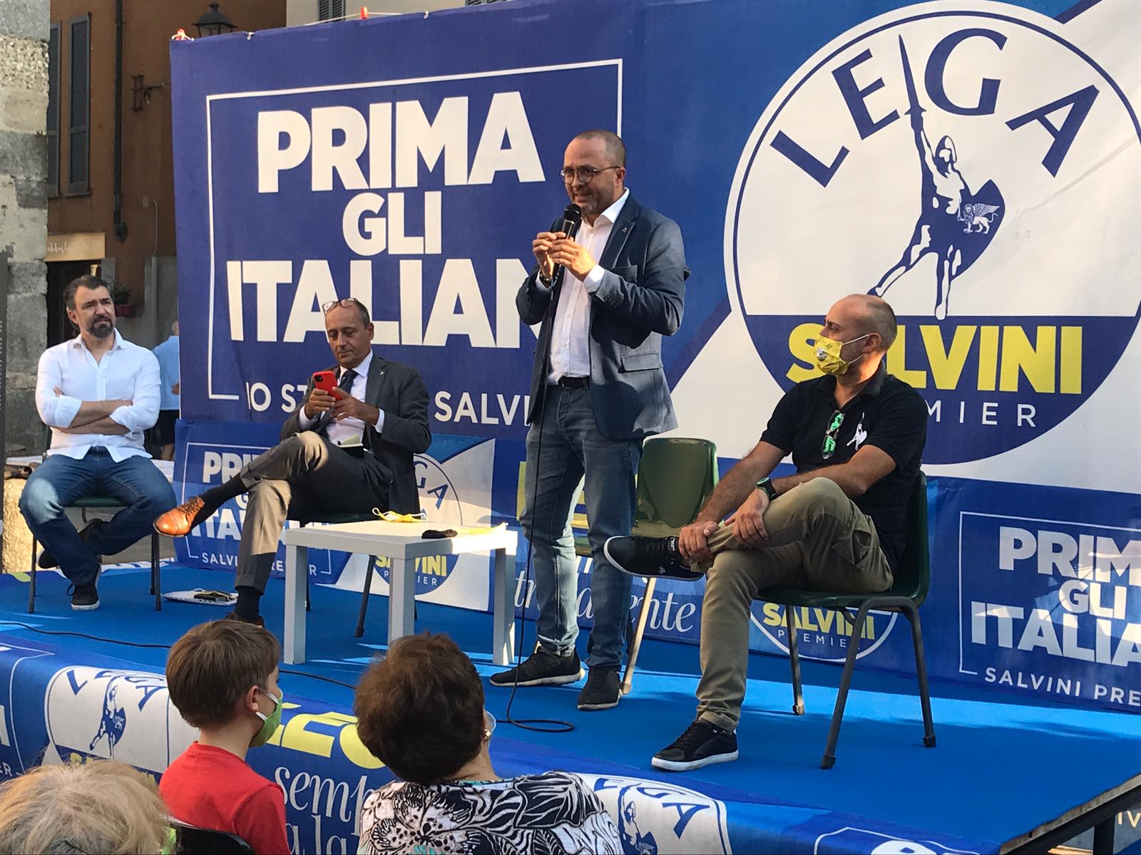 Vimercate, incontro della Lega con Alberto Bagnai