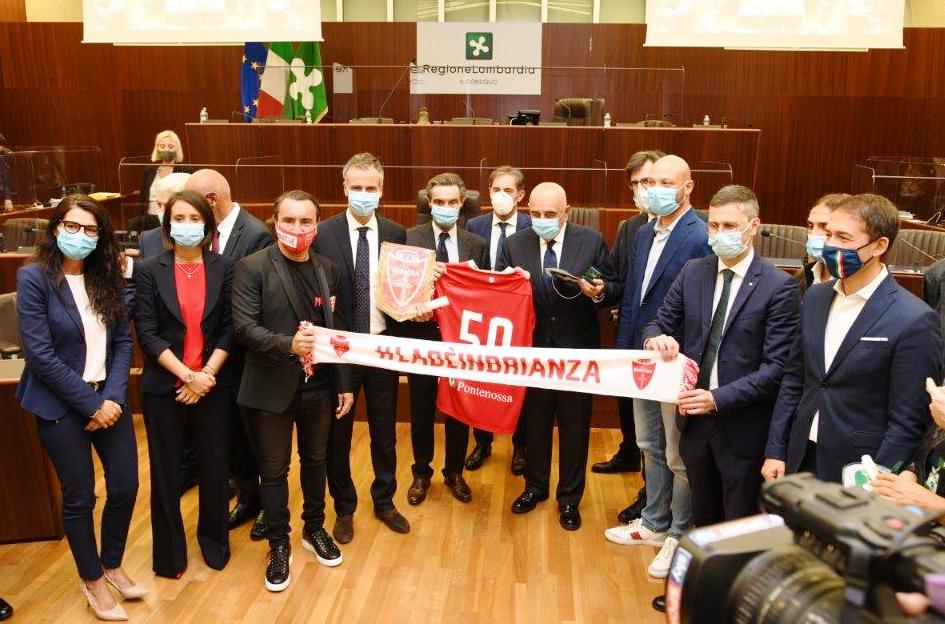 Il Monza premiato in Consiglio regionale per la promozione in Serie B