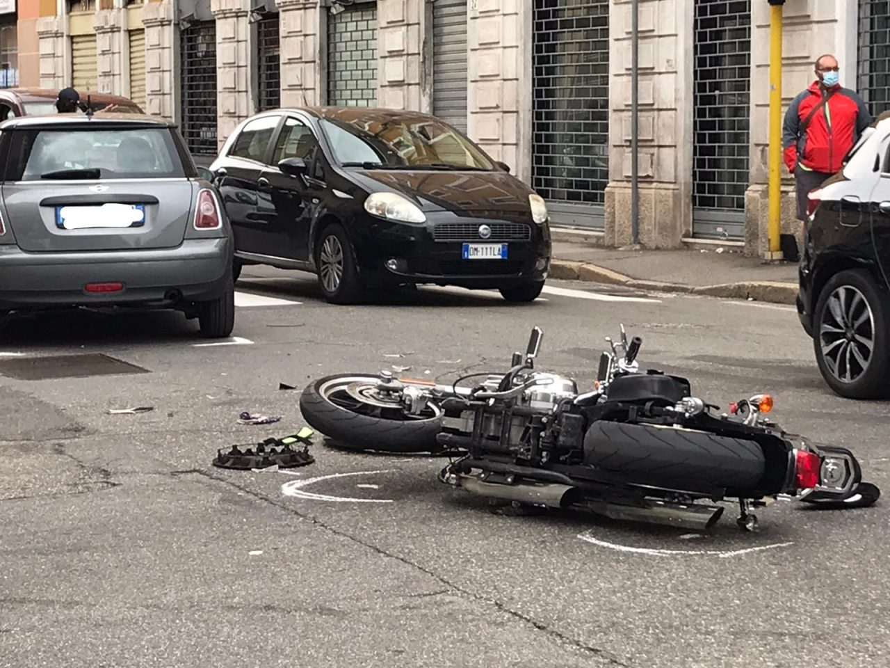 Incidente stradale a Lissone: 56enne in ospedale FOTO
